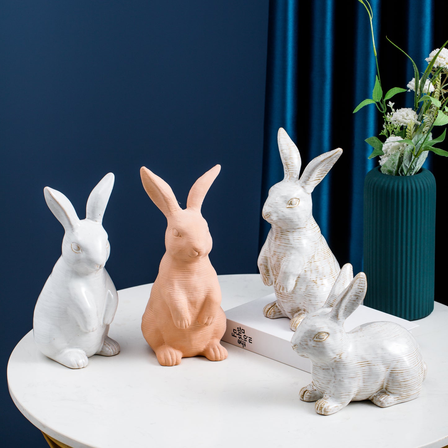 Muebles para el hogar con forma de conejo.